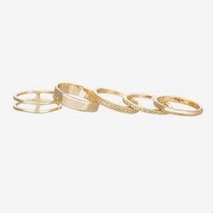 Kara Midi Ring Set